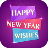 New Year Wishes, Greetings Card icon