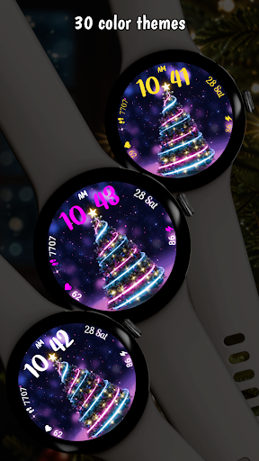 Neon Christmas Tree Animated screenshot 5