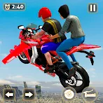 Flying Motorbike Taxi Driving