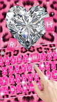 screenshot of Pink Diamond Cheetah Keyboard 