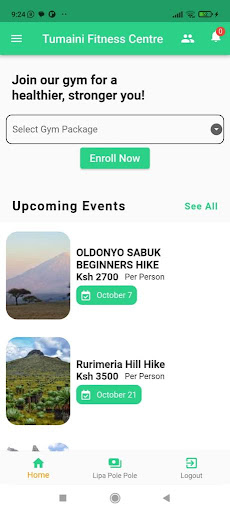 Tumaini Fitness Centre Screen 2