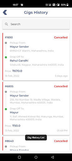 Vaahac-Smart Delivery Solution Screen 2