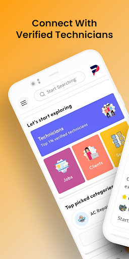 Android application Workaholic Yellow Page screenshort