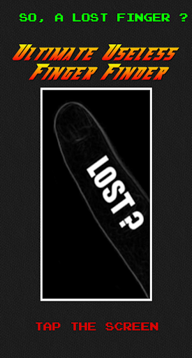 Ultimate Useless Finger Finder Screen 2