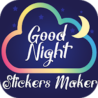 Good Night Stickers Maker