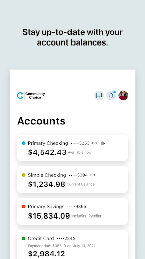 Community Choice Credit Union Screen 3