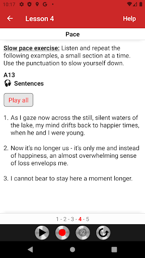 Power, Pitch, Pace, Pause Screen 2