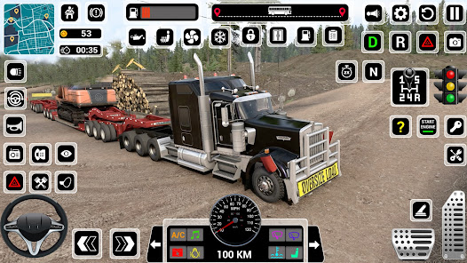 Captura de Pantalla 18 American Truck Driving Game 3D android