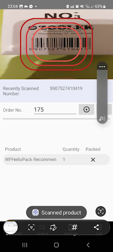 Order Picker Screen 3