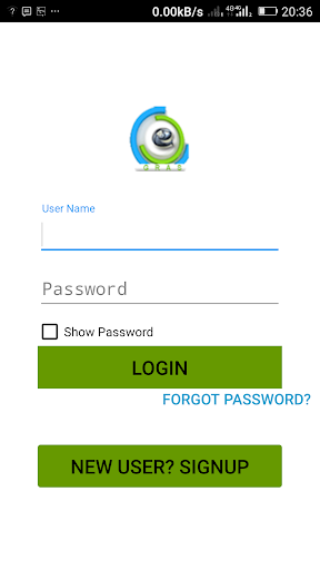 Android application e-GRAS screenshort