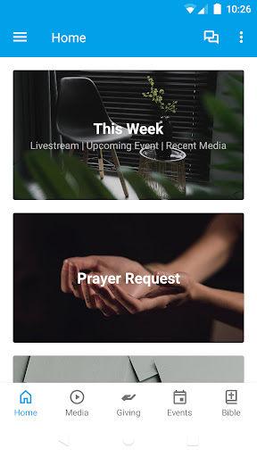 Android application SAYSF Bible Church screenshort