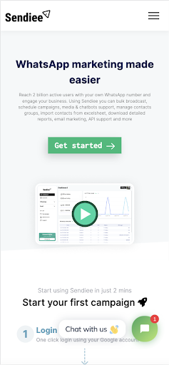Android application Sendiee - Marketing tool screenshort