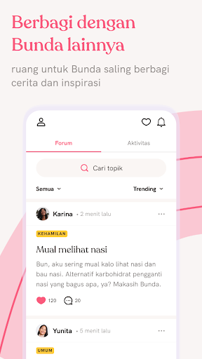 Diary Bunda Aplikasi Kehamilan Screen 3