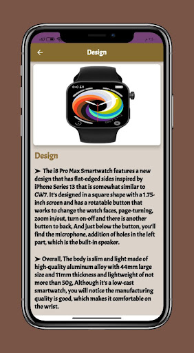 i8 pro max smartwatch Guide Screen 2