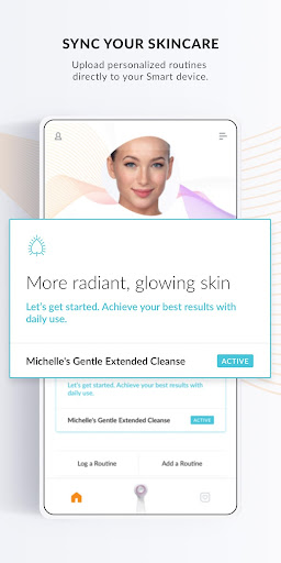 Android application Clarisonic screenshort