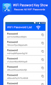 Captura de Pantalla 5 WiFi Password Key Show android