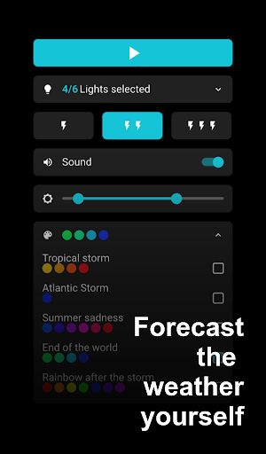 Tradfri Thunder - Lightning Screen 2