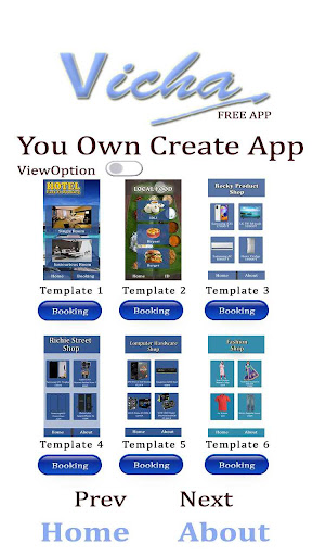 Android application Vicha screenshort