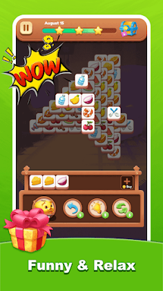 Food Match:Tile Busters - Screenshot 1