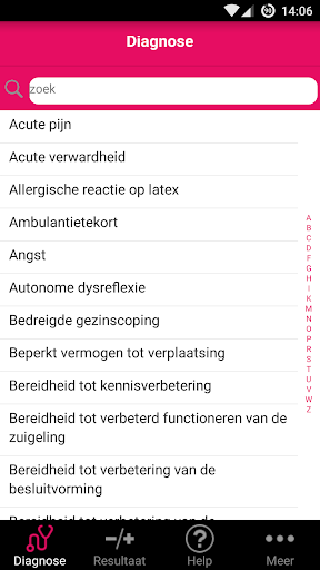 Verpleegkundige zorgresultaten Screen 2