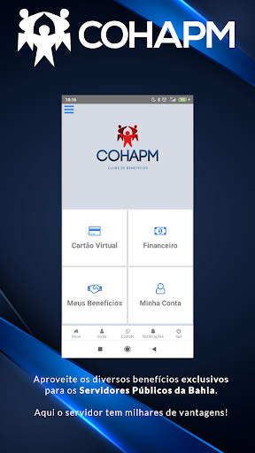 Android application COHAPM Clube de Benefícios screenshort