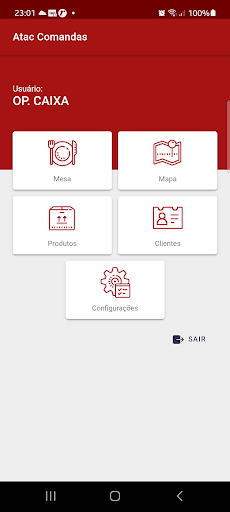 Android application Atac Comandas screenshort