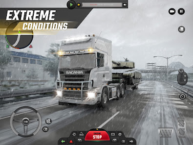 لعبة محاكاة قيادة الشاحنات الواقعية poster