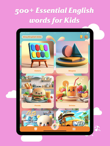 Screenshot of King English Kids