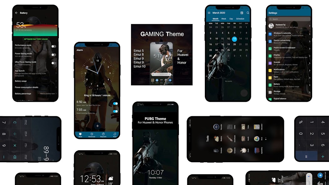 Imágen 2 Dark Gaming Theme for Huawei android