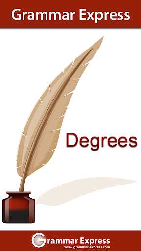 Android application Grammar Express : Degrees Lite screenshort