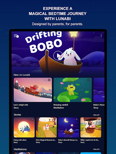 Screenshot of Bedtime stories - Lunabi
