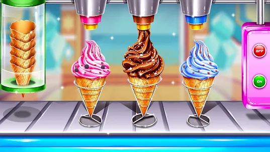 ice cream cone cooking games