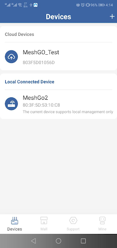 Android application WavRouter screenshort
