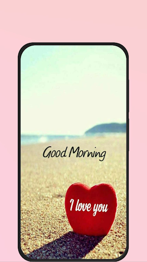 Android application good morning love screenshort