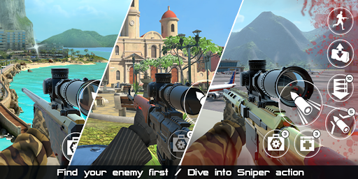Death Dealers: 3D online snipe Screen 3