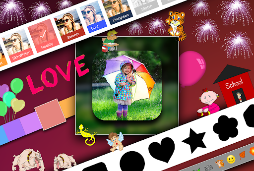 Android application PIP Shape Photo Editor screenshort