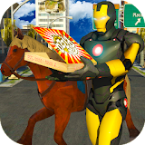 US Police Transform Robot Pizza - Wild Horse Games icon