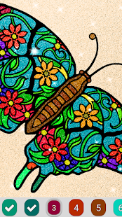 Butterfly Paint by Number Book - Animals Coloring android2mod screenshots 6