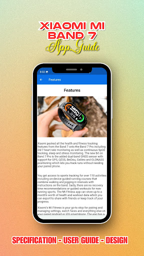 Xiaomi Mi Band 7 App Guide Screen 3