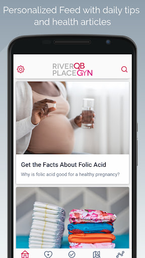 Android application Healthy Baby with River Place screenshort