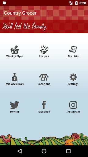 Android application Country Grocer screenshort