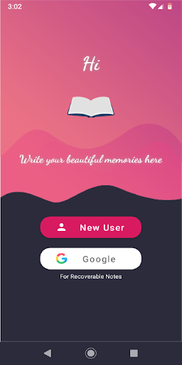 Android application Cloud Notebook screenshort