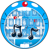 Blue Cat in Sky Theme&Emoji Keyboard icon