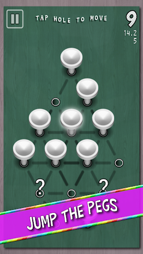 Android application Triangular Peg Solitaire screenshort