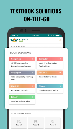 Android application ICSE & CBSE Solutions 6 to 12 screenshort