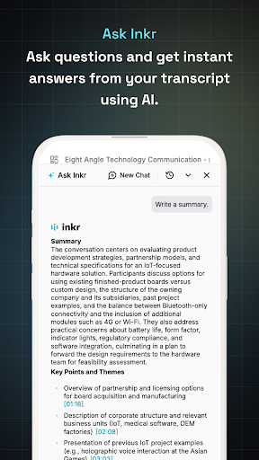 Inkr Voice to text AI Notes