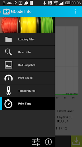 Android application GCodeInfo - 3D Print Analyzer screenshort