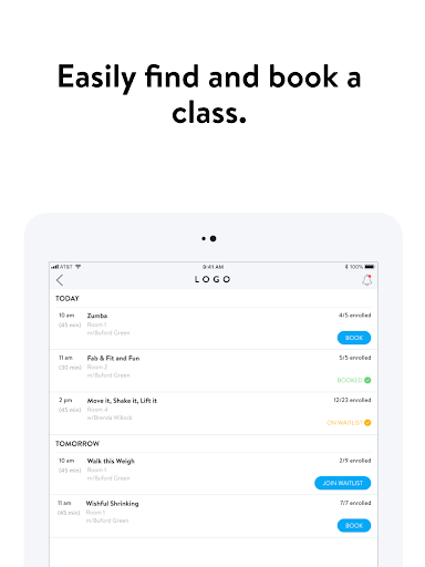 Screenshot of FitClub Members
