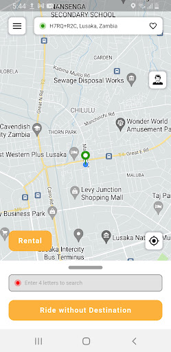 Android application Tuyenga Taxi screenshort