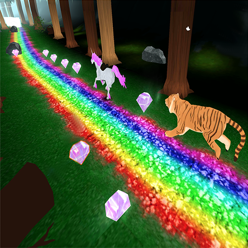 Unicorn Dash Jungle Run 3D  Icon